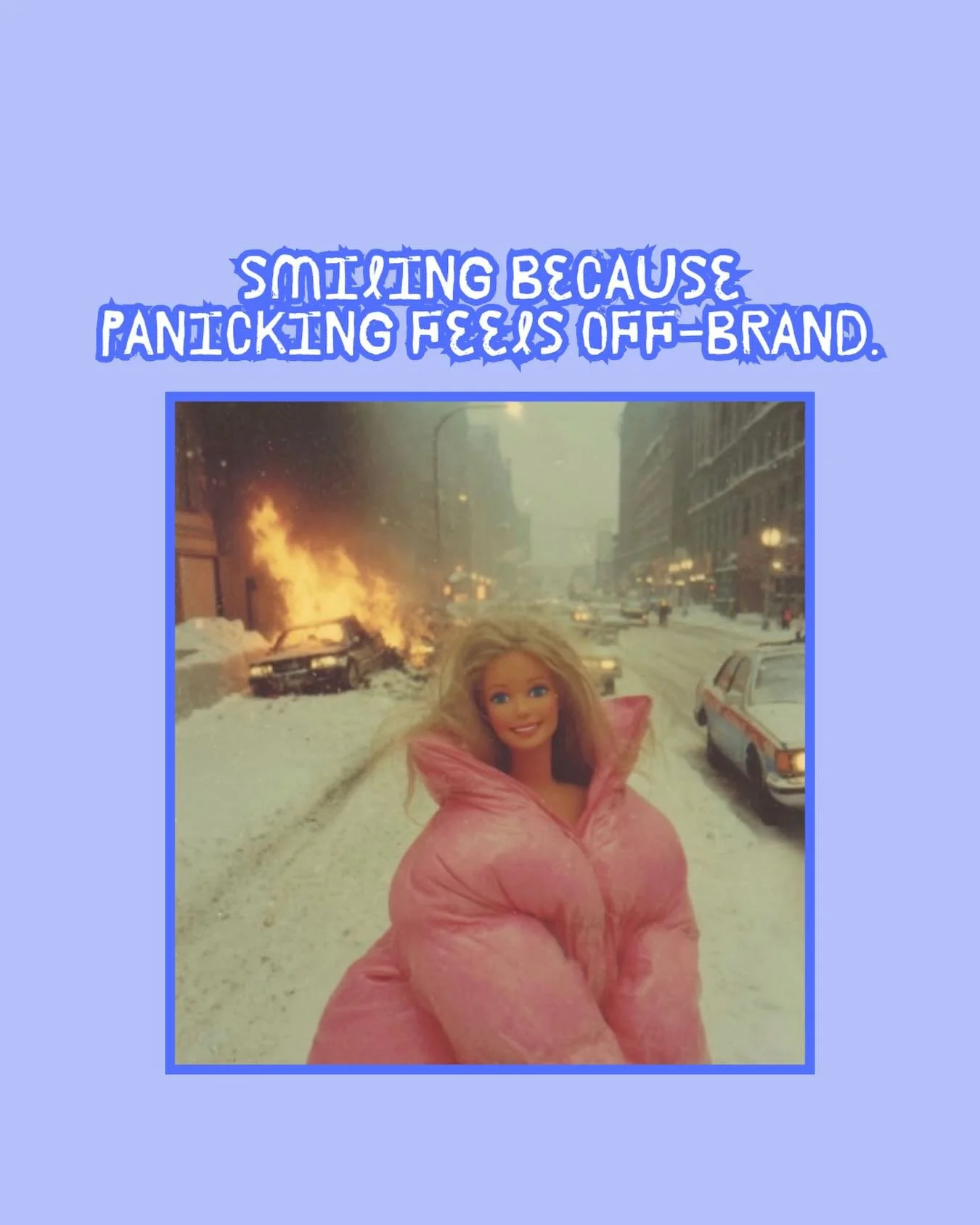 Running a business is just choosing which panic deserves a Canva graphic.