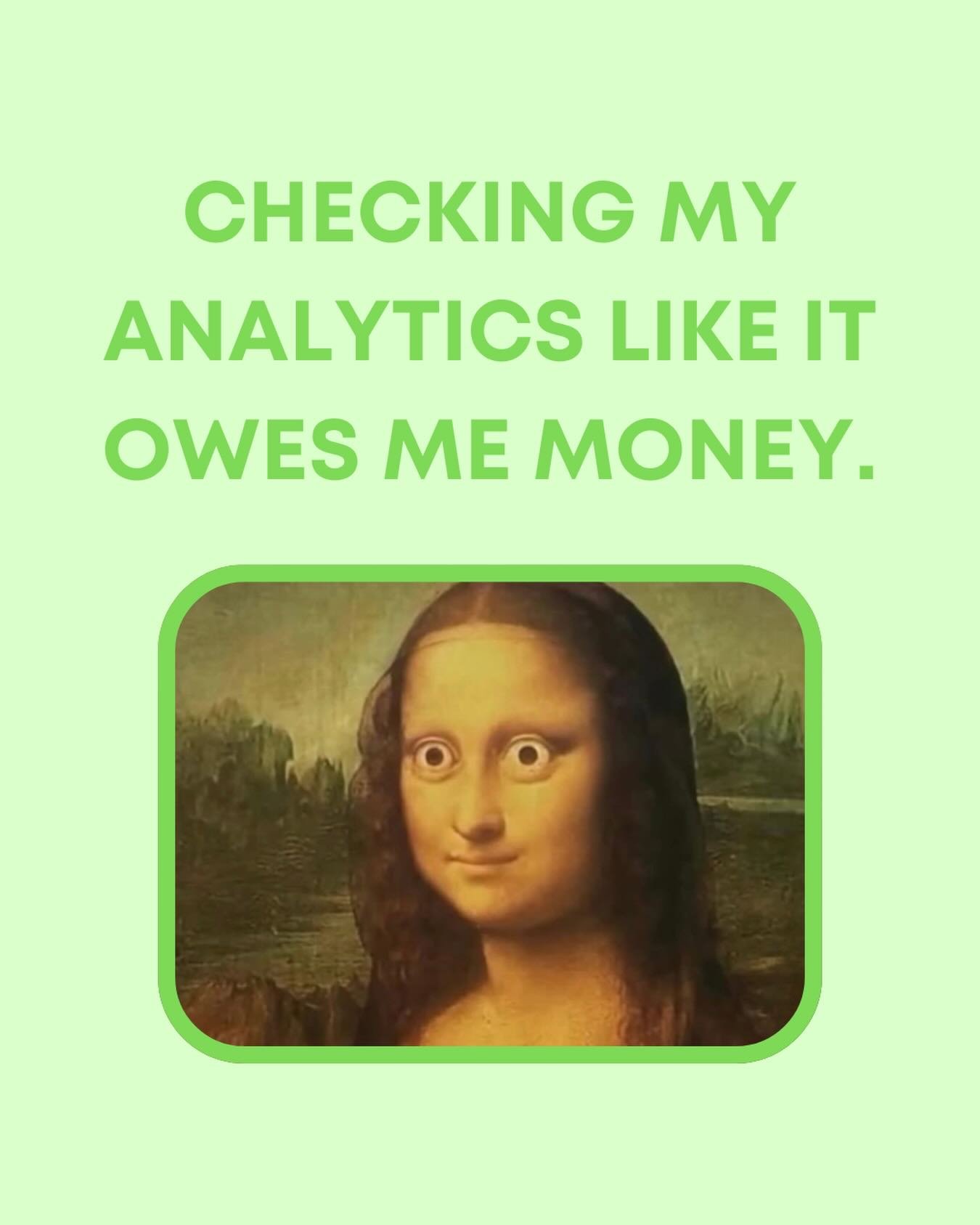 Running a small business is wild. If you&rsquo;re looking for support with your socials, my inbox is open.