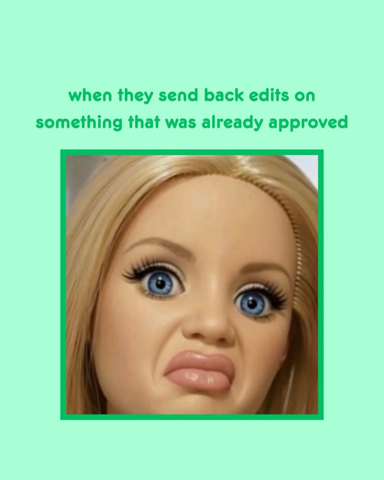 We have lost the plot.