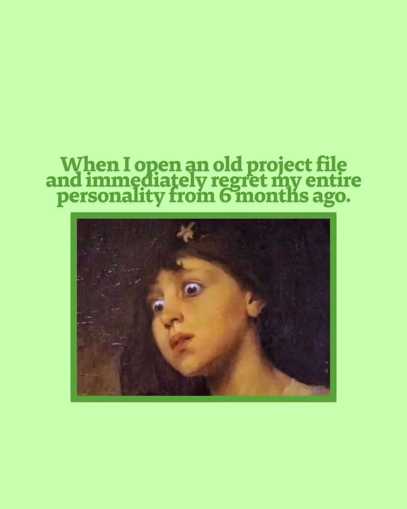 She was going through something.