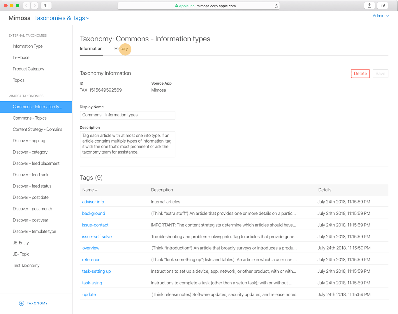 Case Study: Design a new history functionality