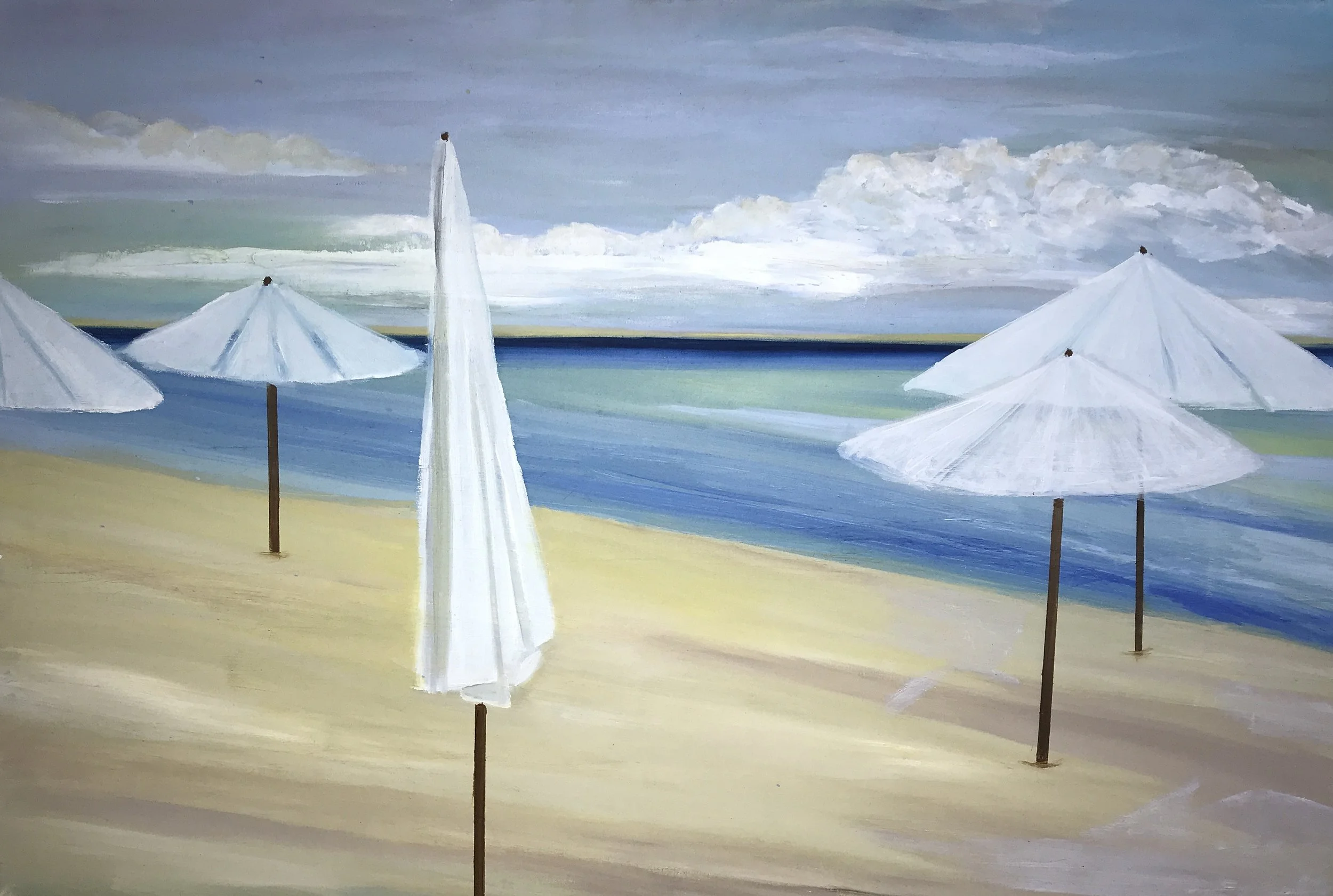 UMBRELLA DANCE     24" X 36"