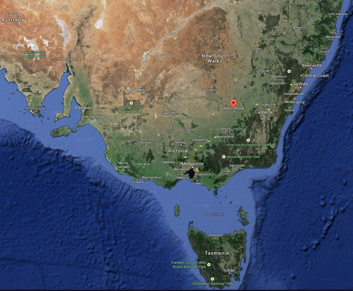 Map Of Wagga Wagga Nsw Wallaces- Climate Wagga