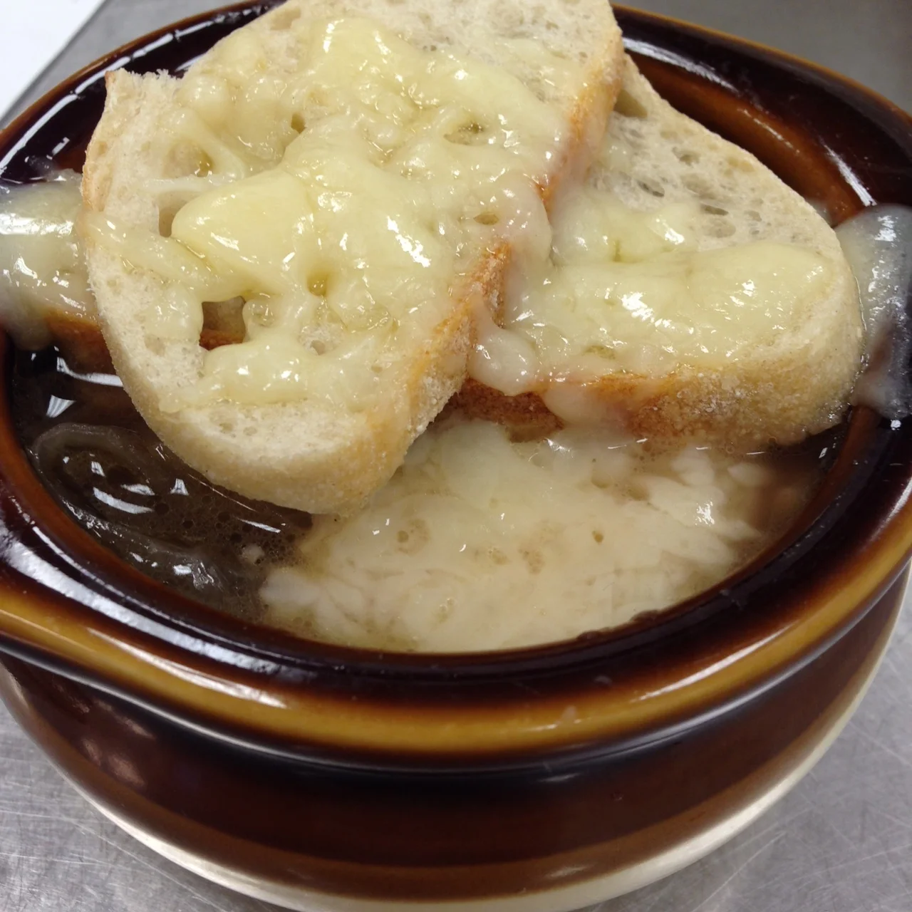 Soup week! French onion soup.