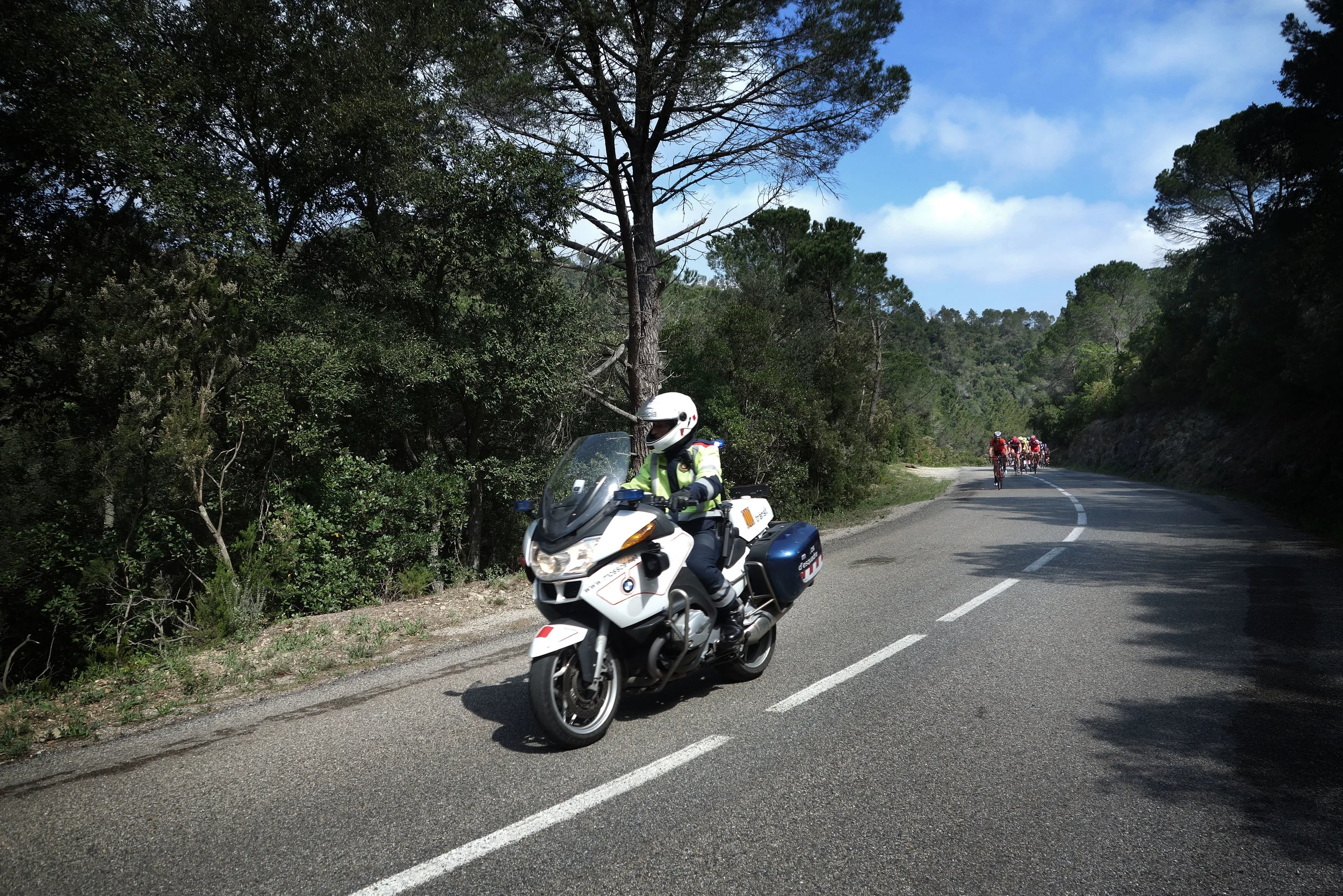 Found myself riding against the race course