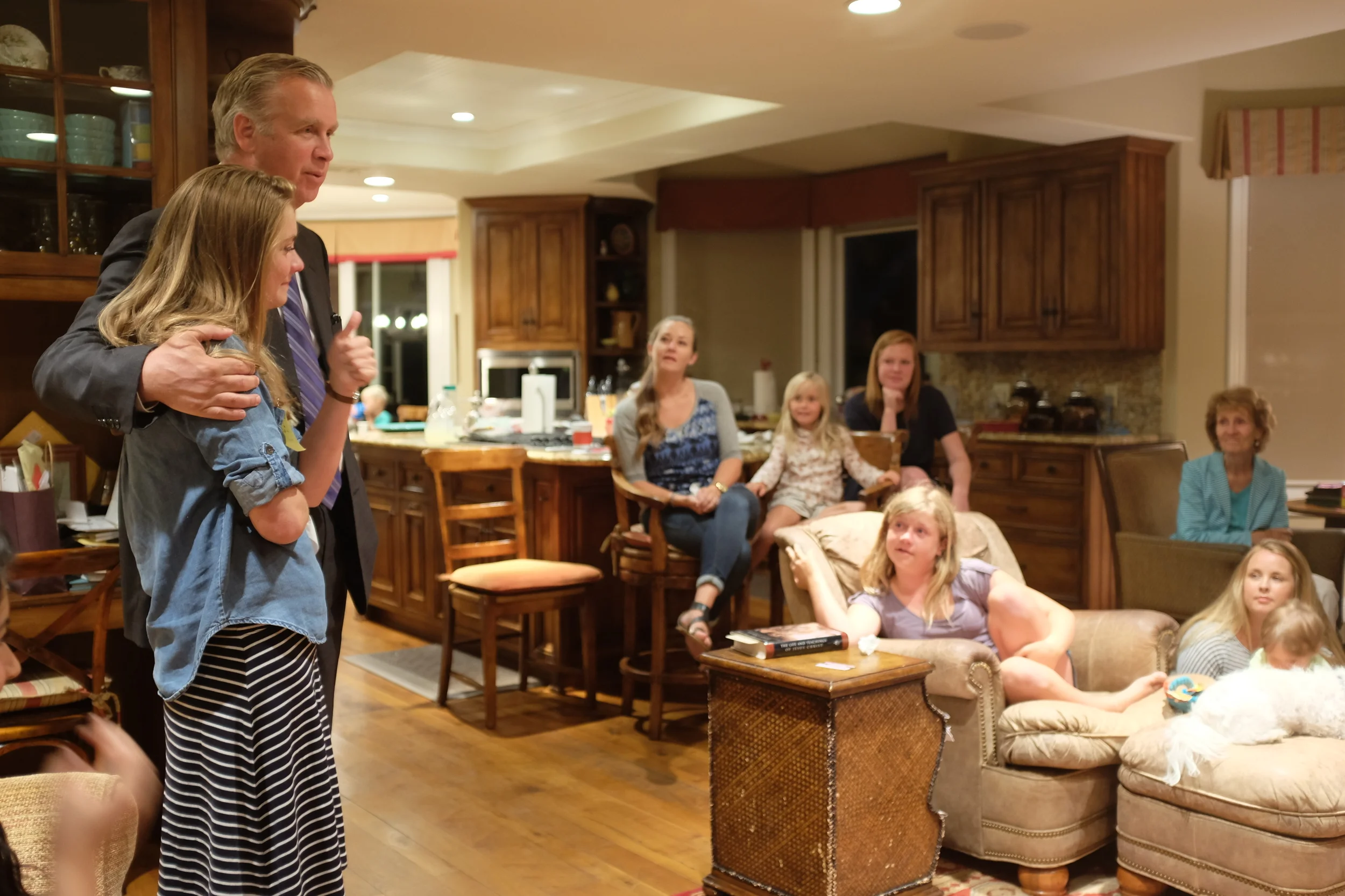 The newly set-apart Hermana Rasmussen.