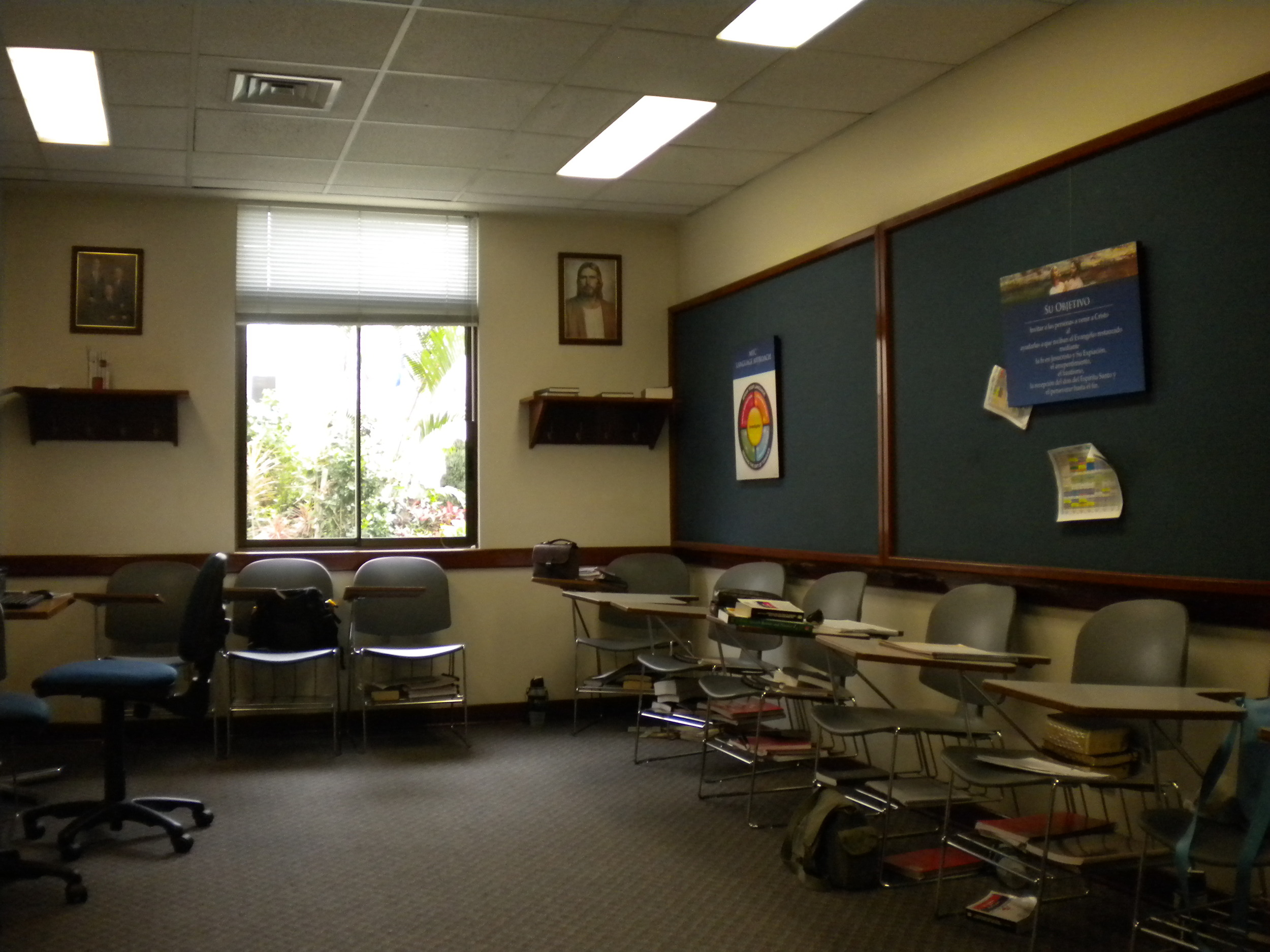 Basically, where I spend all my days right now: my CCM classroom.