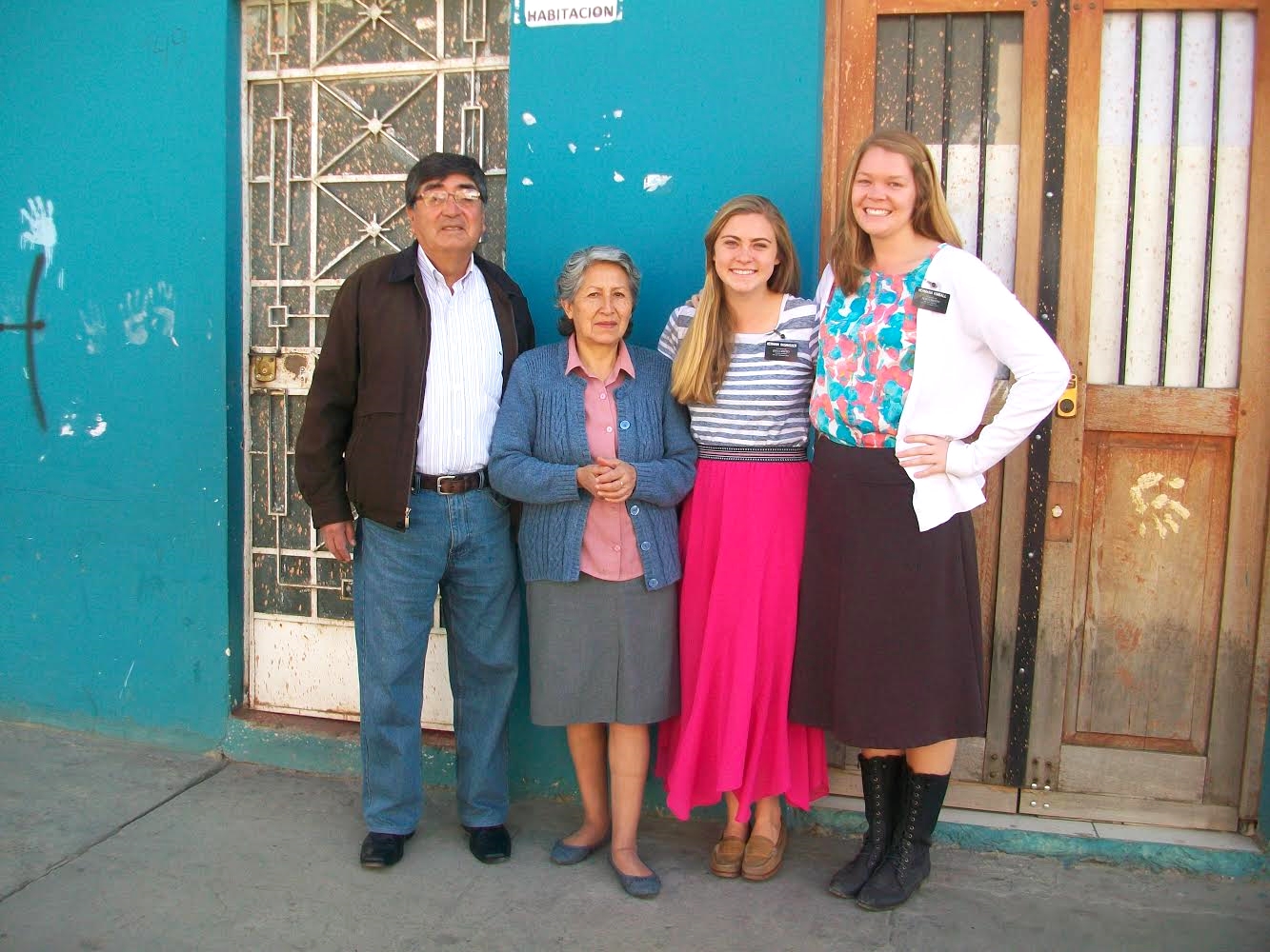 abel romo y hermana sara (with whom hermana ras & hermana kimball lived)