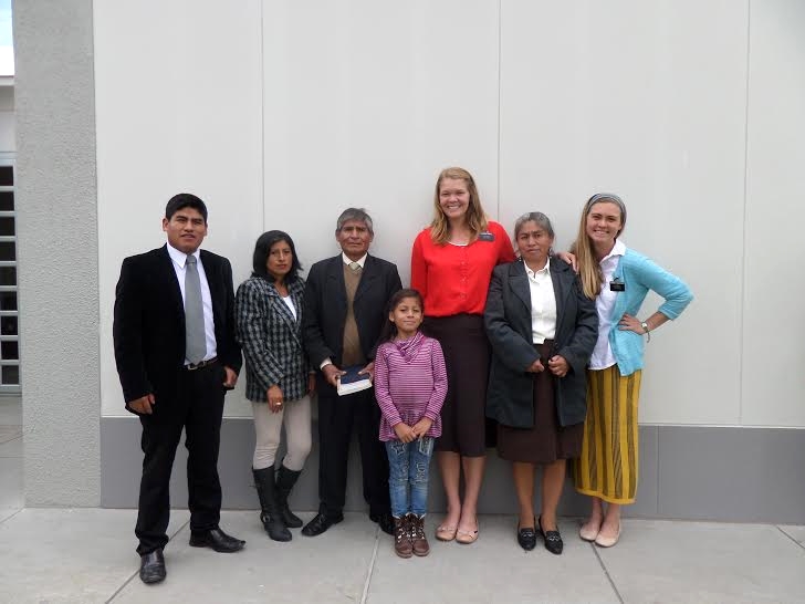 Familia Infante (recent converts they are working with).