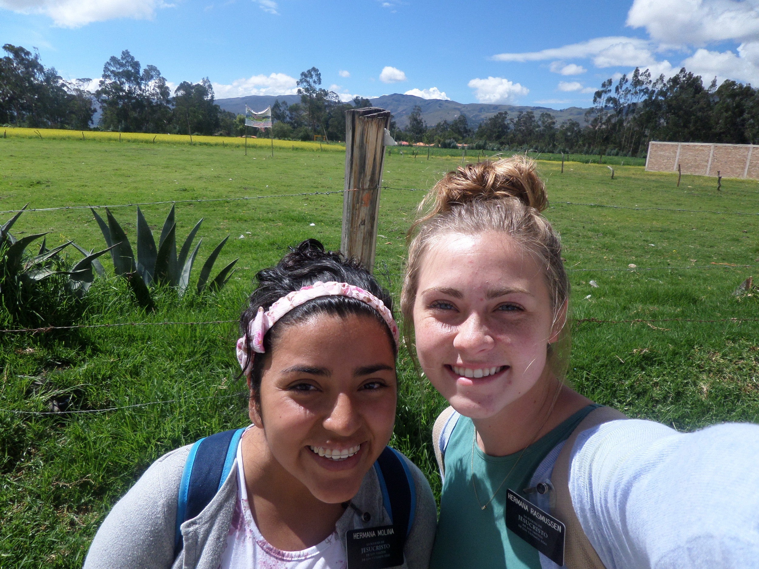 With Hermana Molina.
