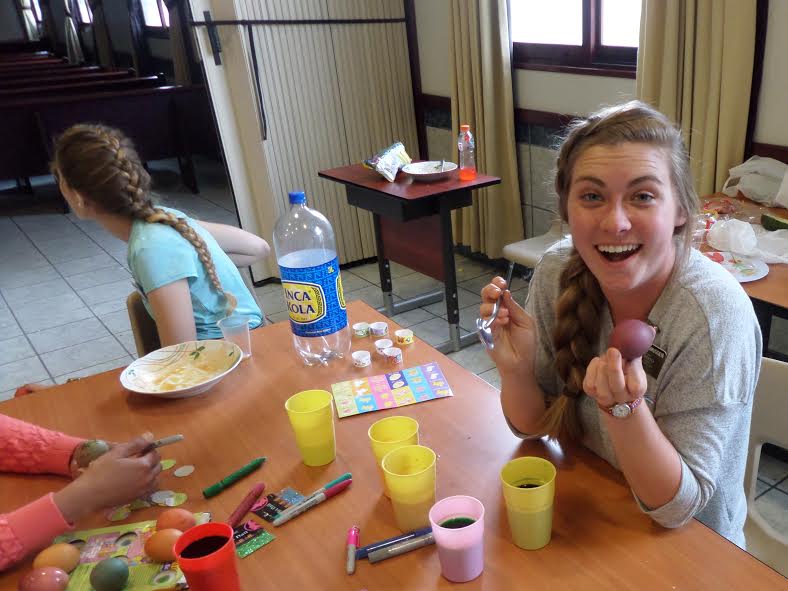Easter egg decorating!