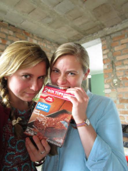 Baking with the members on Pday.