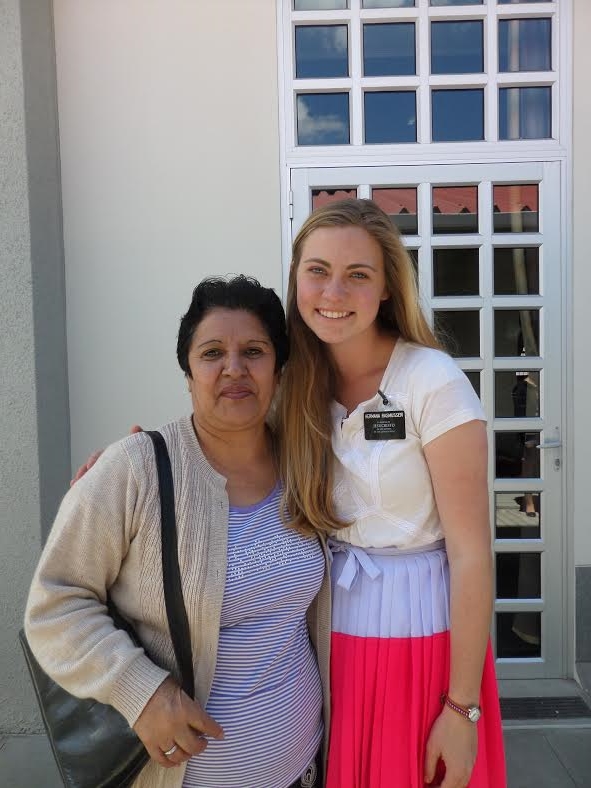 With Hermana Celia.