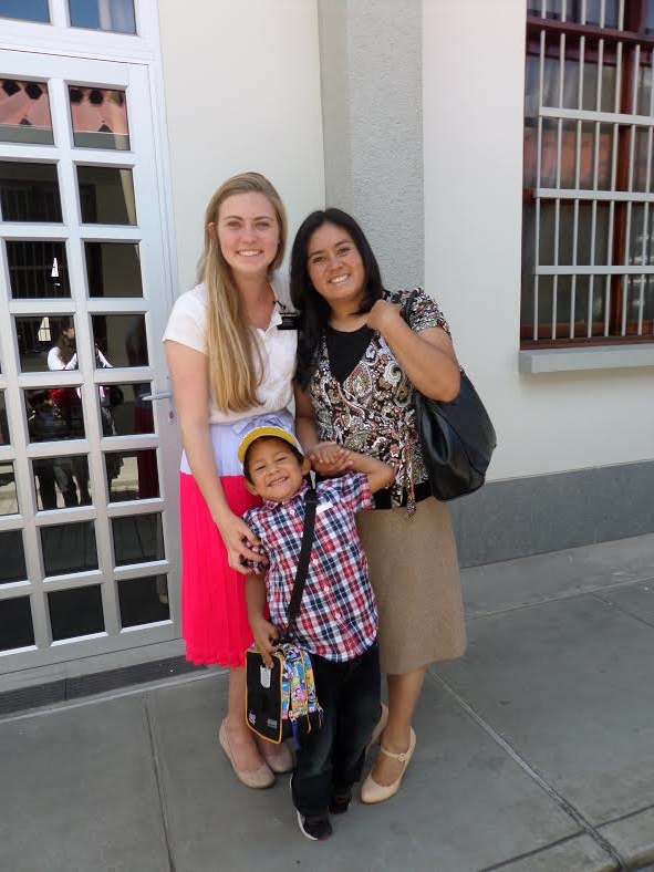 Hermana Carolina, their former pensionista who just returned from Lima.