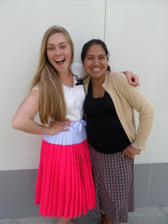 With Hermana Melani.