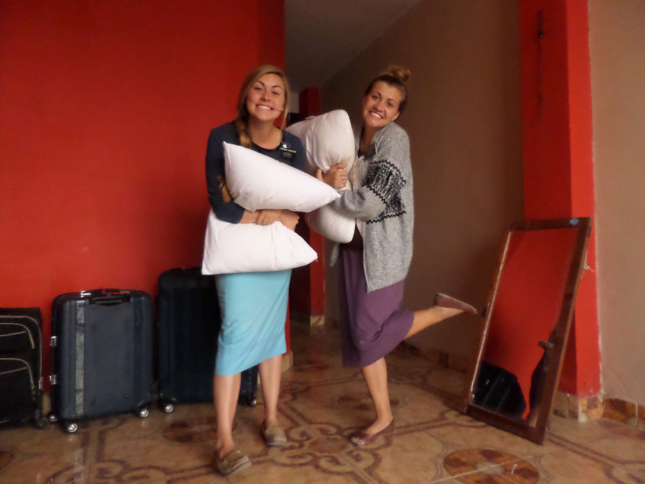 ... out of pillow cases!