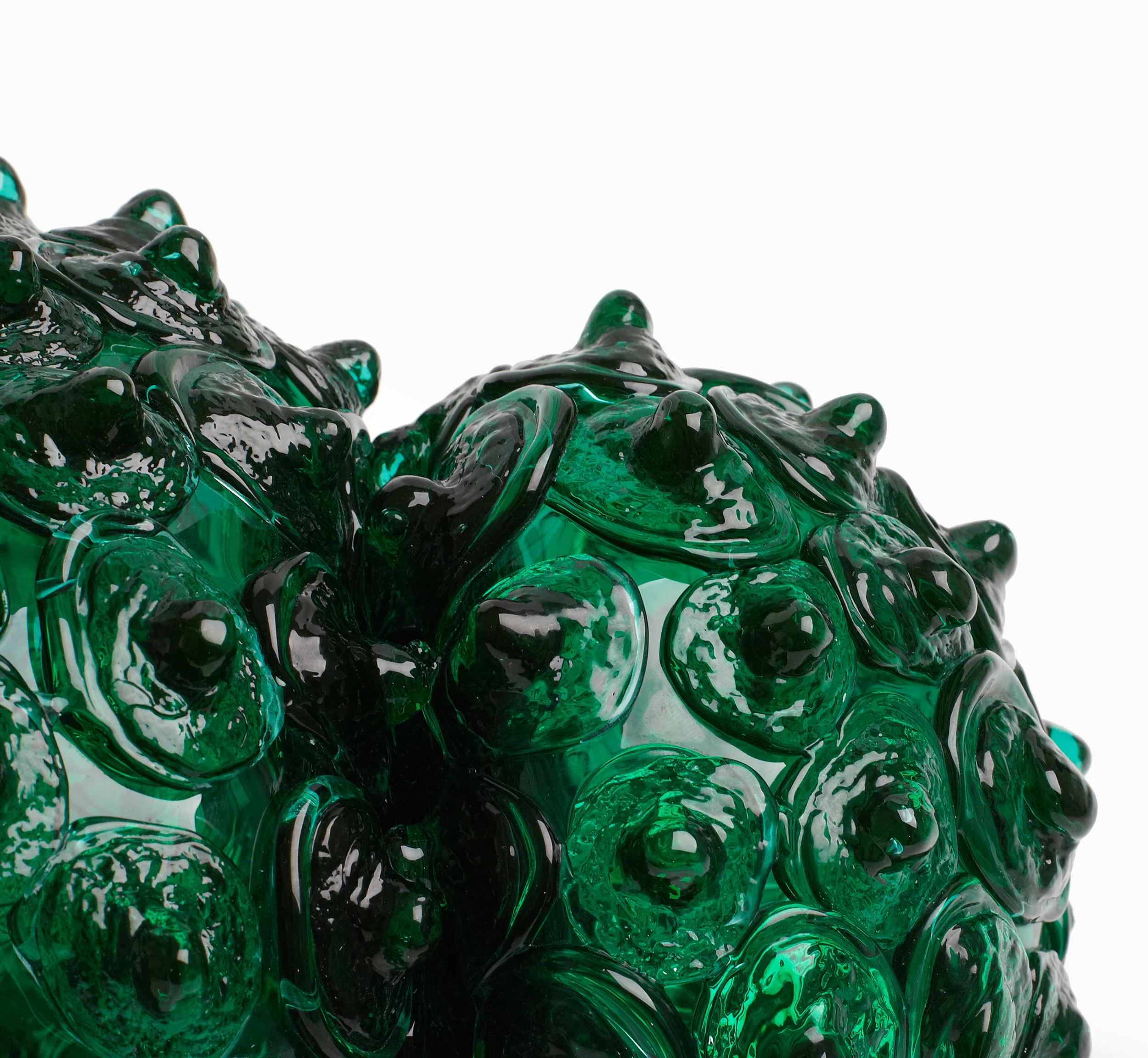 Green double bubble no. 2 (detail), Katherine Rutecki, 2016