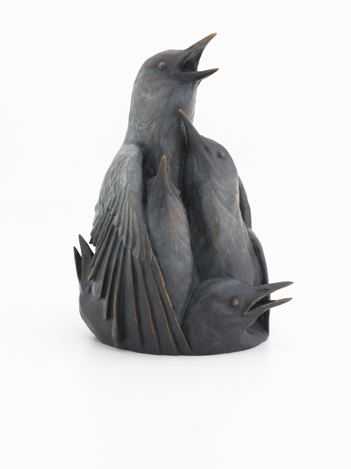 Katherine Rutecki, Issue, bronze, 13x13x22cm, 2014