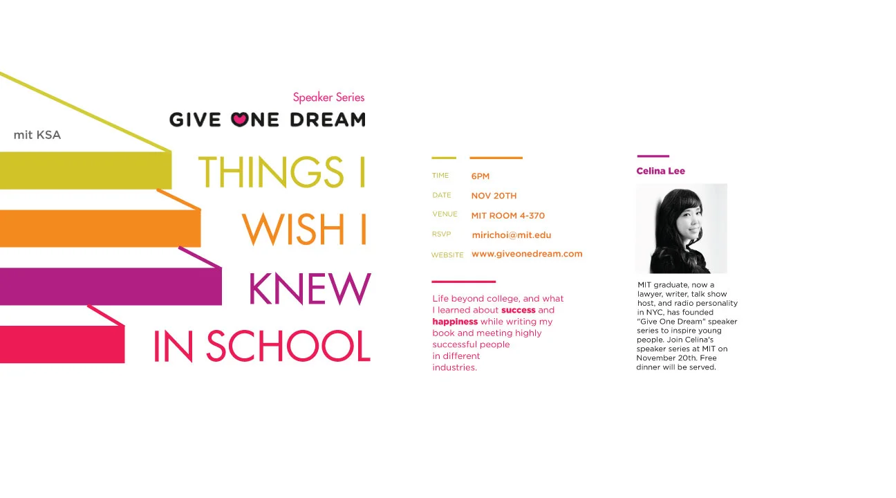 Give One Dream is coming to MIT!