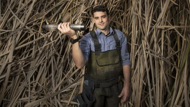 Scientist Peter Macreadie says wetlands bury carbon faster than trees and keep it from escaping for much longer. Photo Simon O'Dwyer