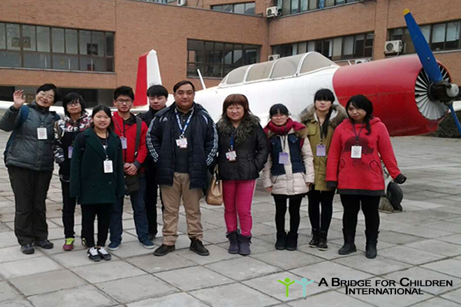 DREAM students explore aeroplanes of all shapes and sizes at AMECO Beijing!