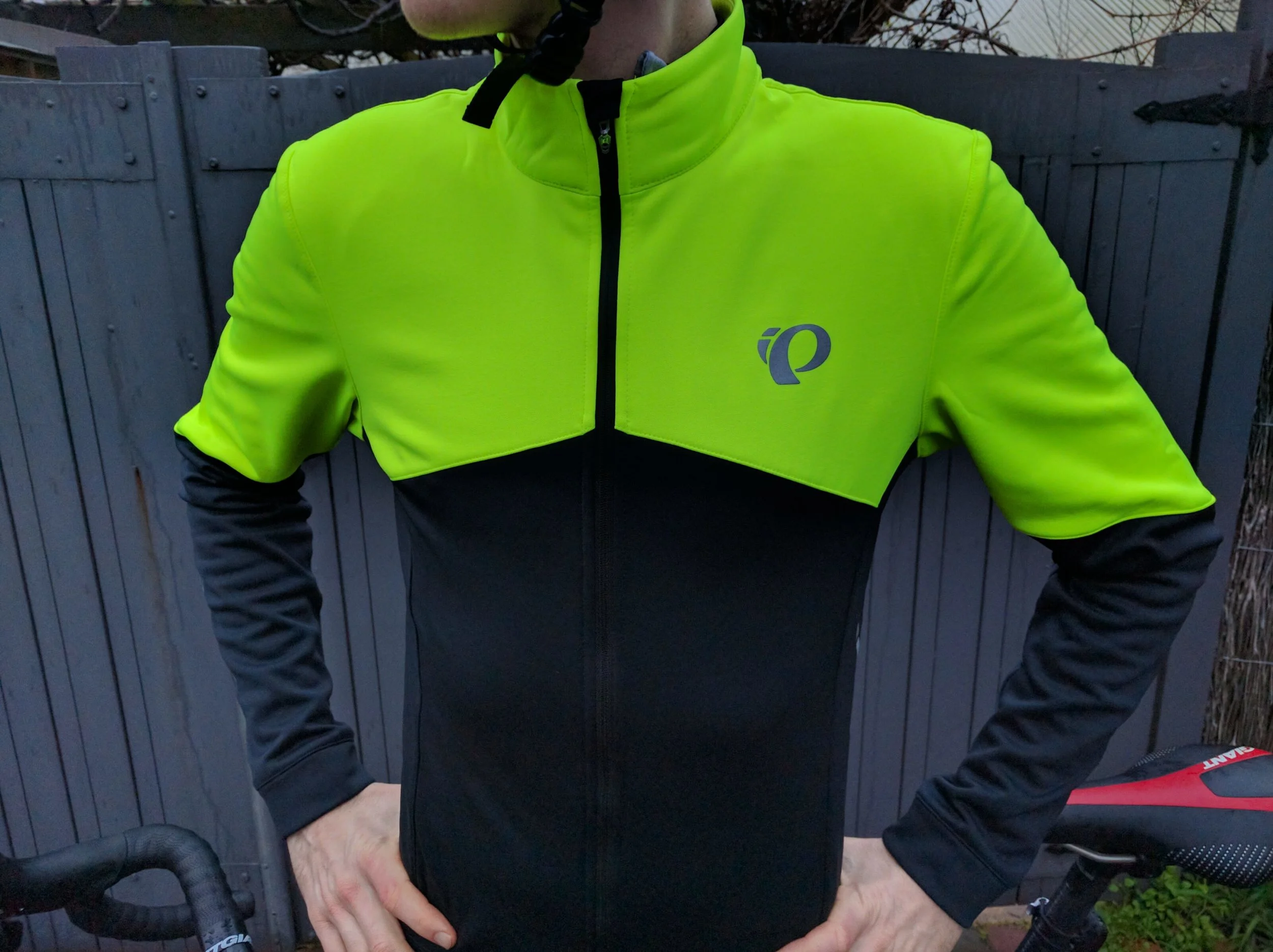 Thick fleece and tight cuffs make for a toasty jersey.