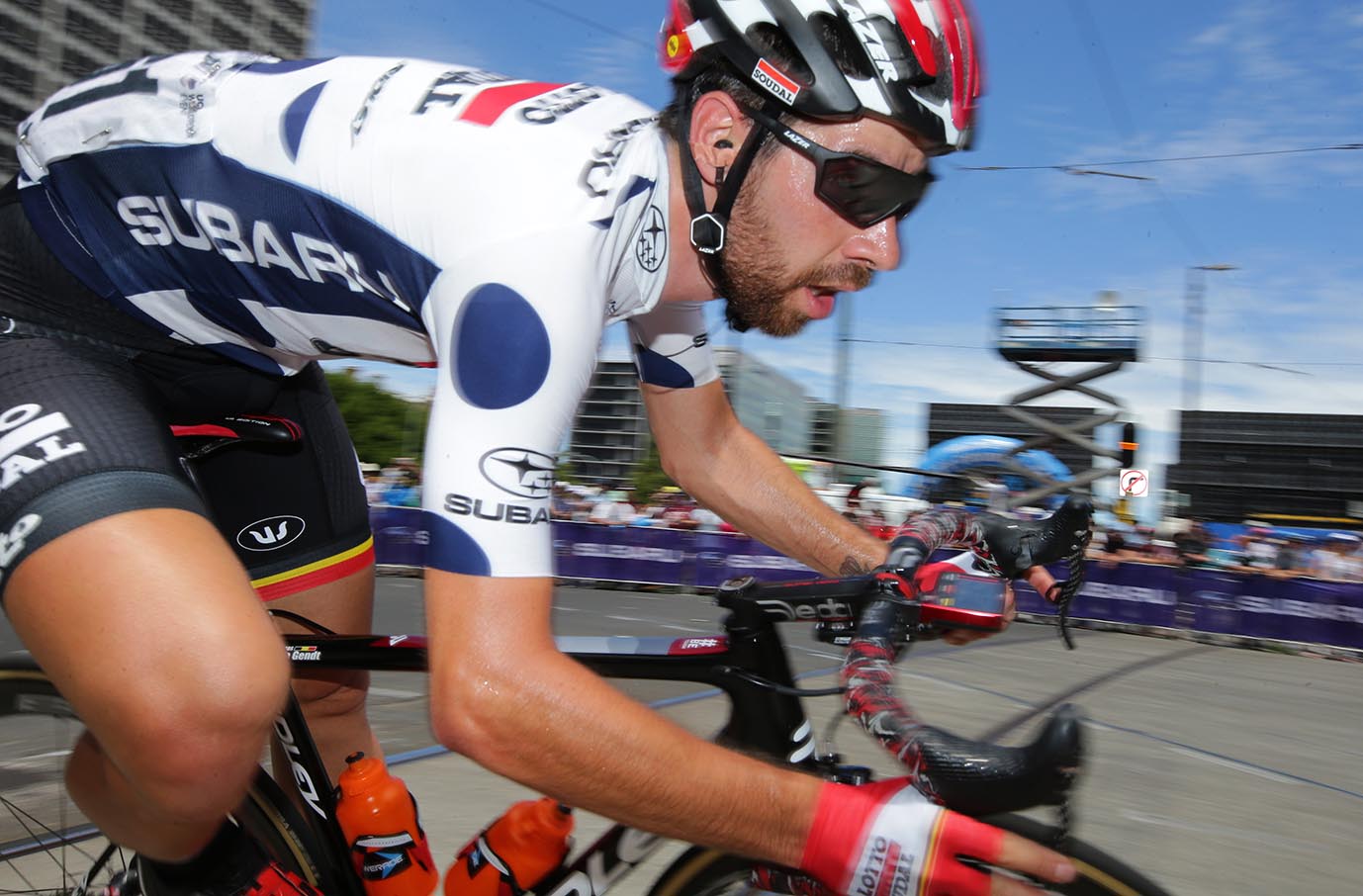 Subaru King of the Mountain winner Thomas De Gent (Lotto-Soudal)