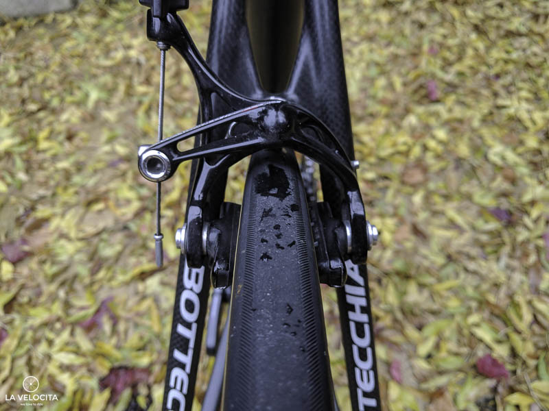 Their subtle tread pattern doesn't reflect how grippy these tyres feel.