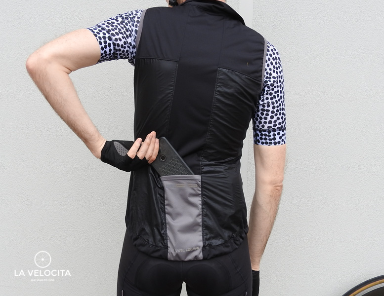 Its pocket is generous enough for phones, wallets, or anything else you want to shove into it.