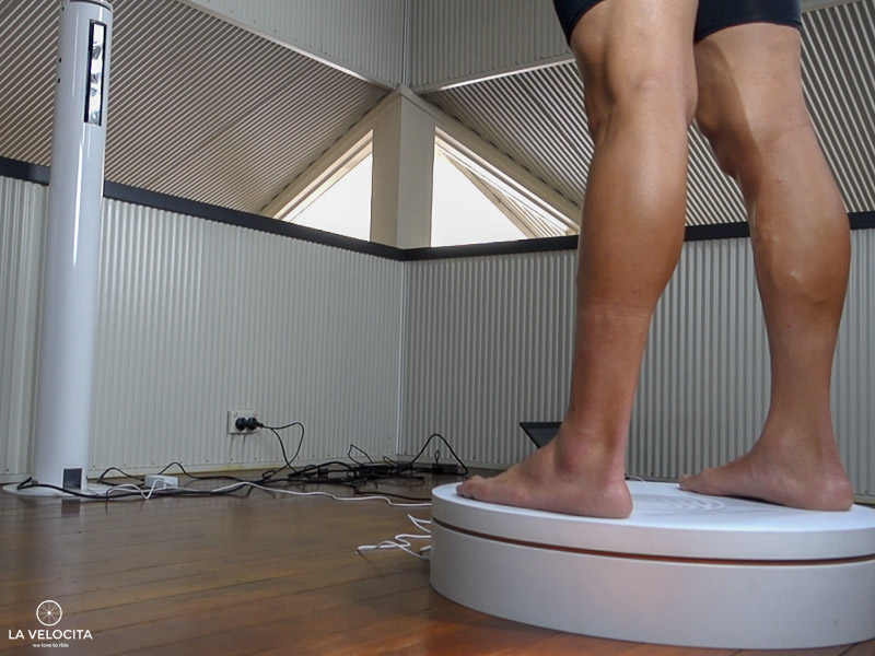 Here’s our mucking around with lasers setup. These are the legs of someone with far stronger legs than mine!