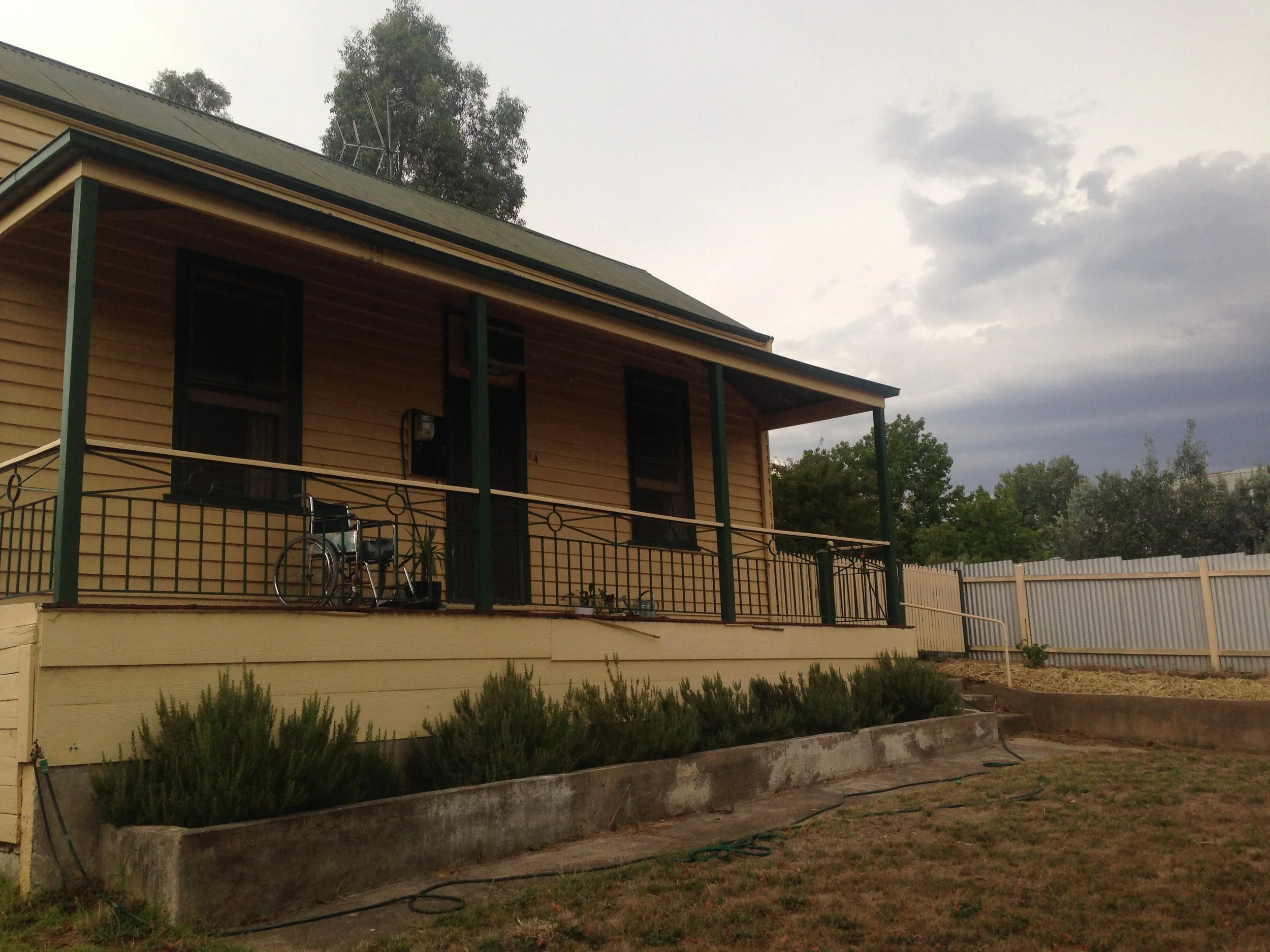 Ryan's house in Castlemaine.