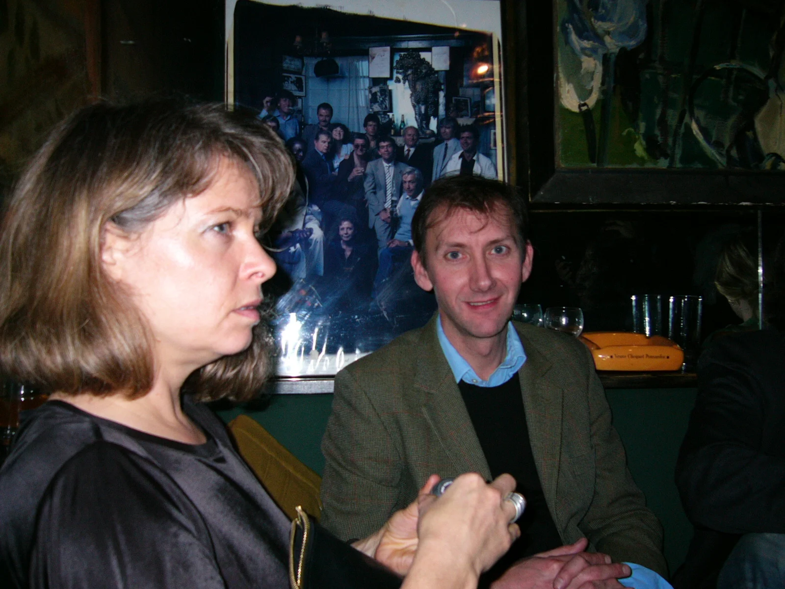 Keith Coventry, at The Colony Rooms (private members club for artists, now closed).
