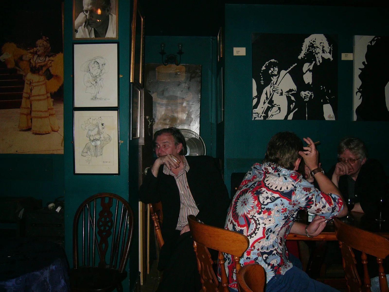 Fun times with James Birch at The Colony Rooms.