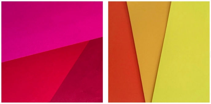 Paper samples from Couture in Bloom.