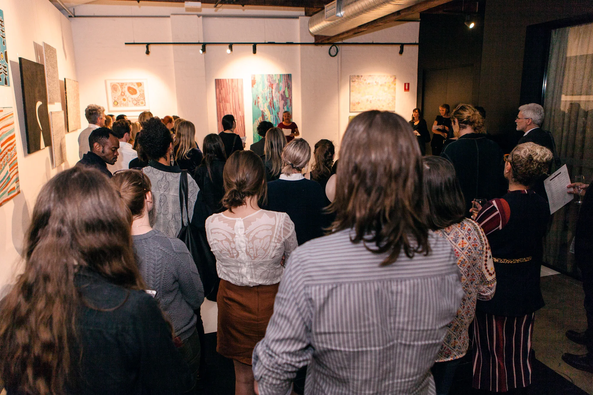 The large art-loving crowds attracted to openings might be unattractive to those who feel "unintiated" into the arts