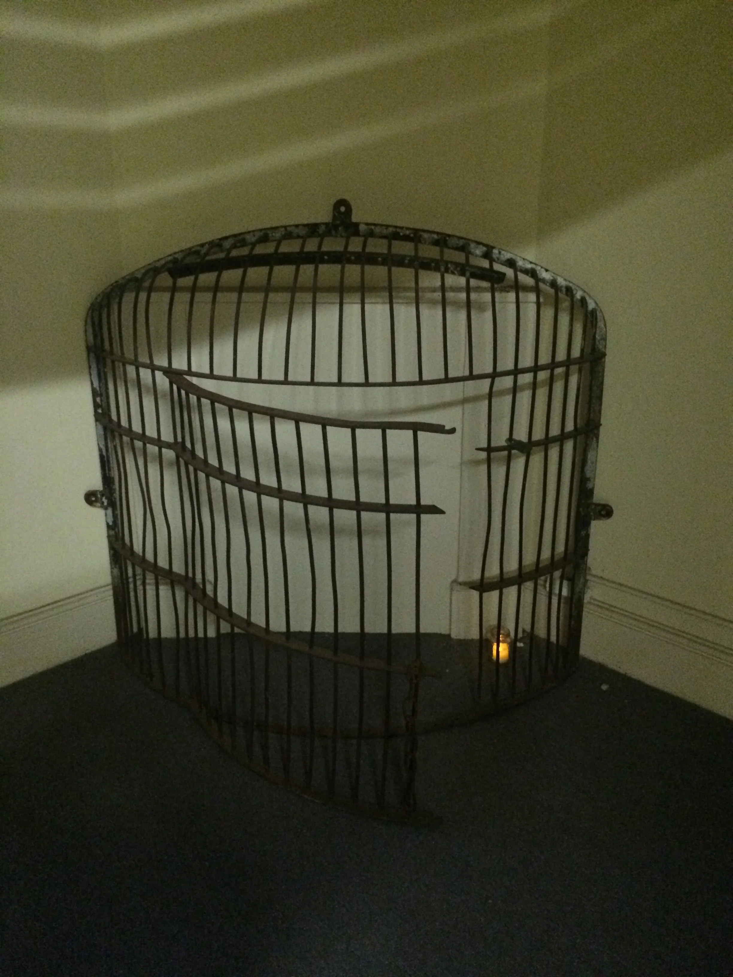 Caged 2015 cage, candle