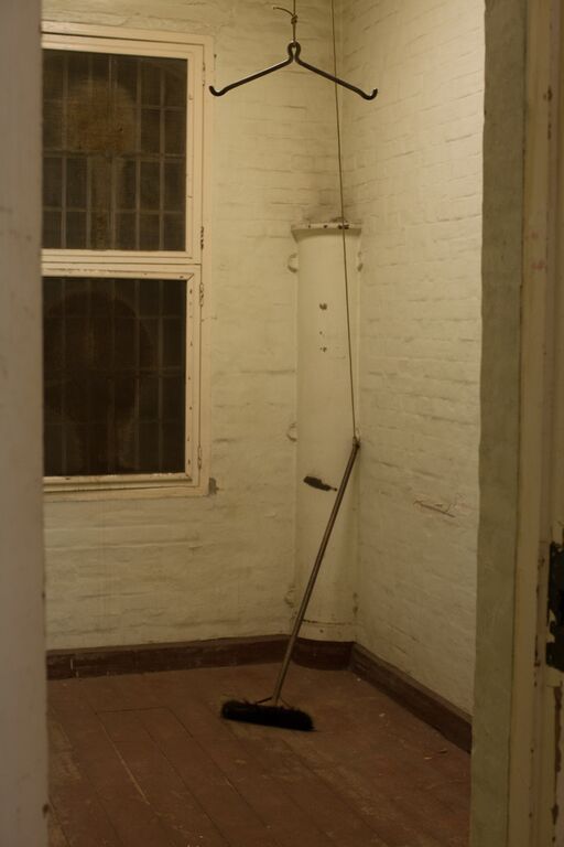 Hung 2015 broom, rope, gamble Photography Alycia Bennett