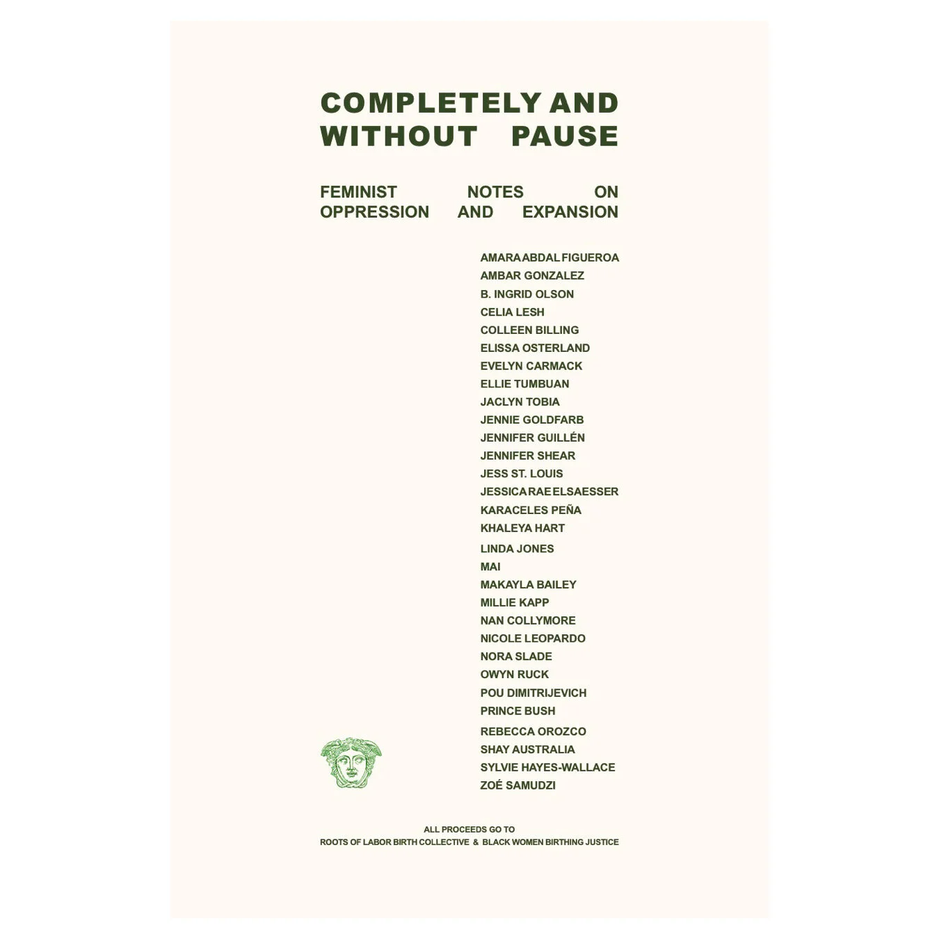 Completely and Without Pause