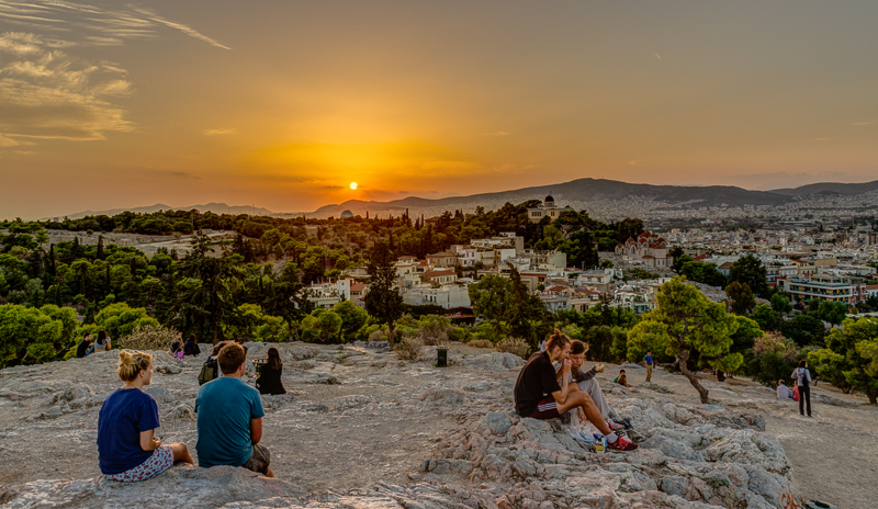 Vedere panoramica asupra Athenei