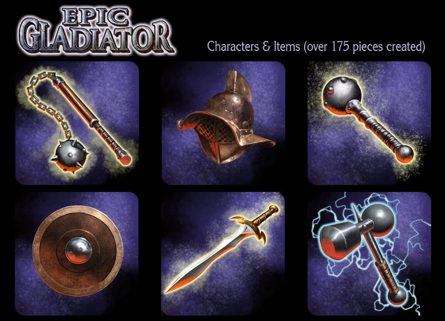 Epic Gladiator game items