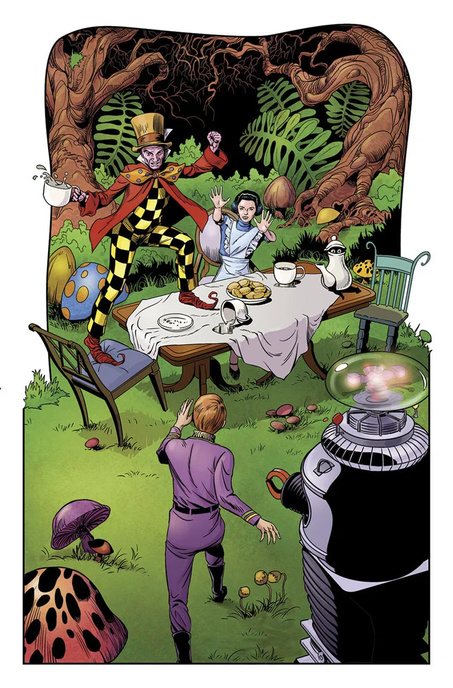 I did coloring on the "Lost in Space" book too! 