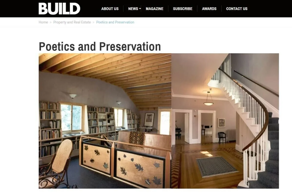 BUILD Magazine - "Poetics and Preservation"