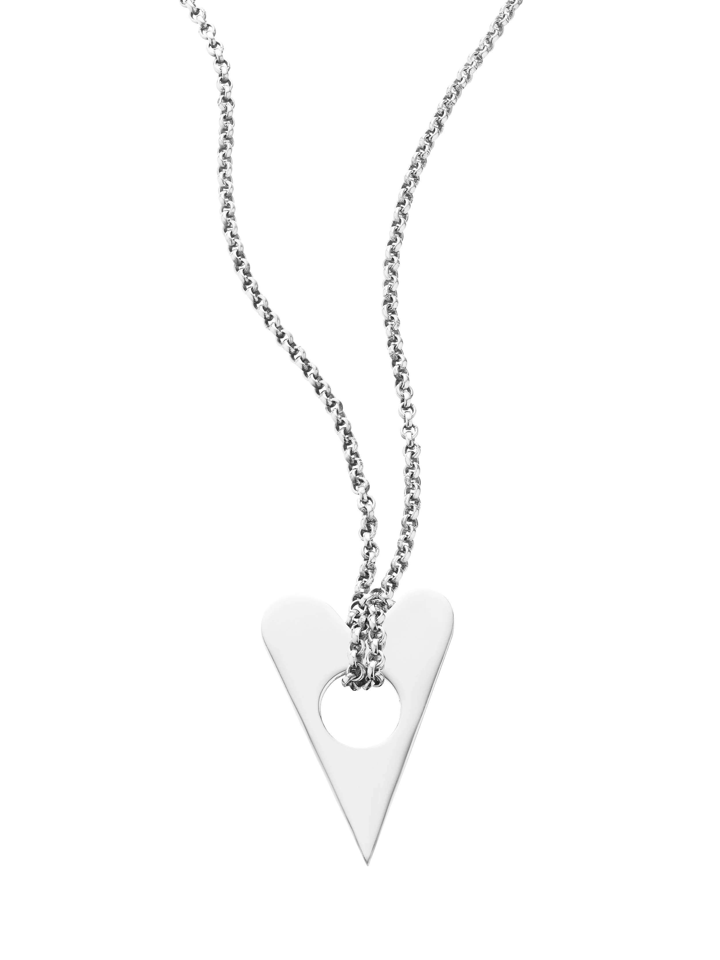 Silver Fierce Heart Pendant