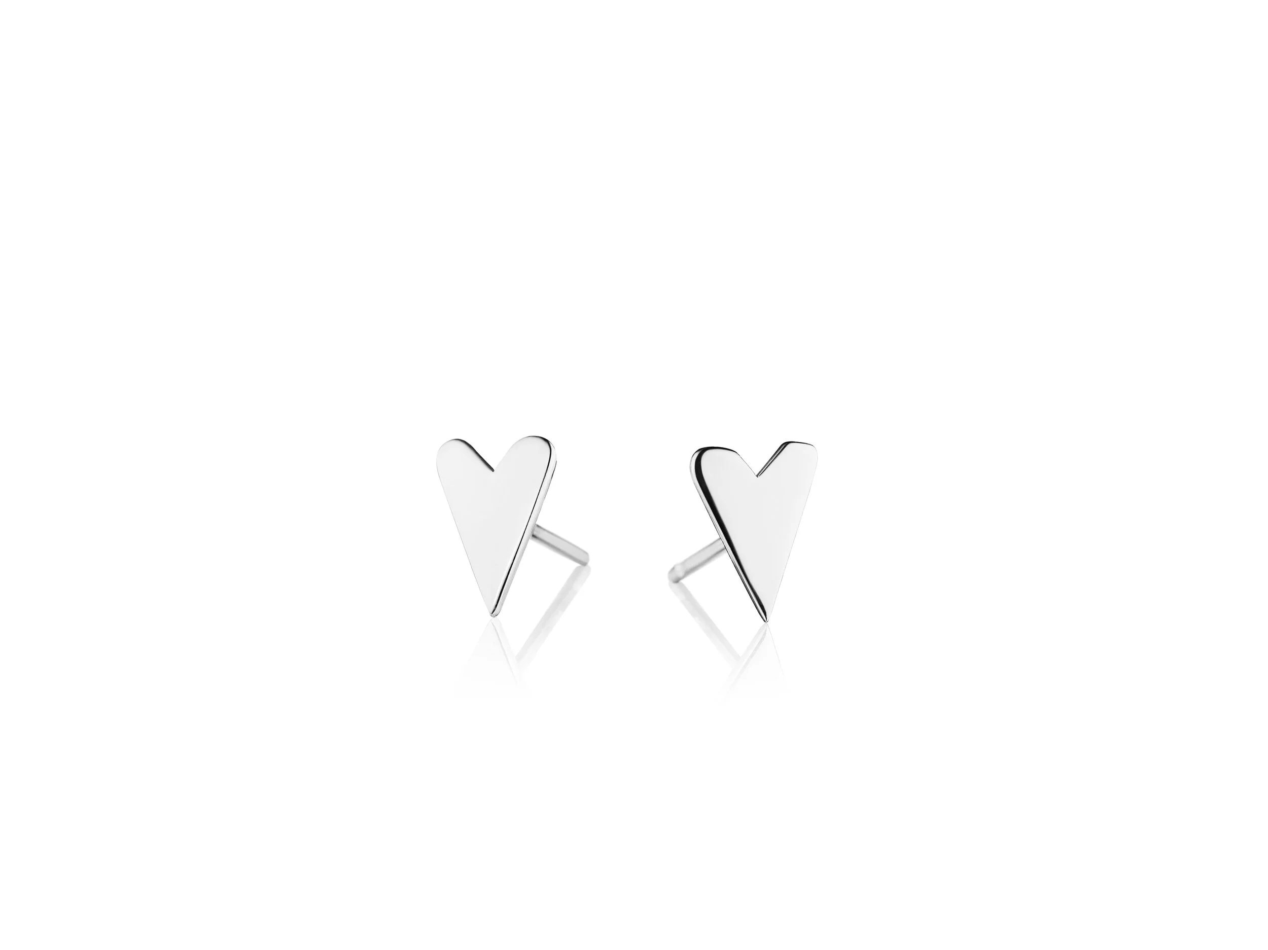 Fierce Heart Studs Silver.jpg