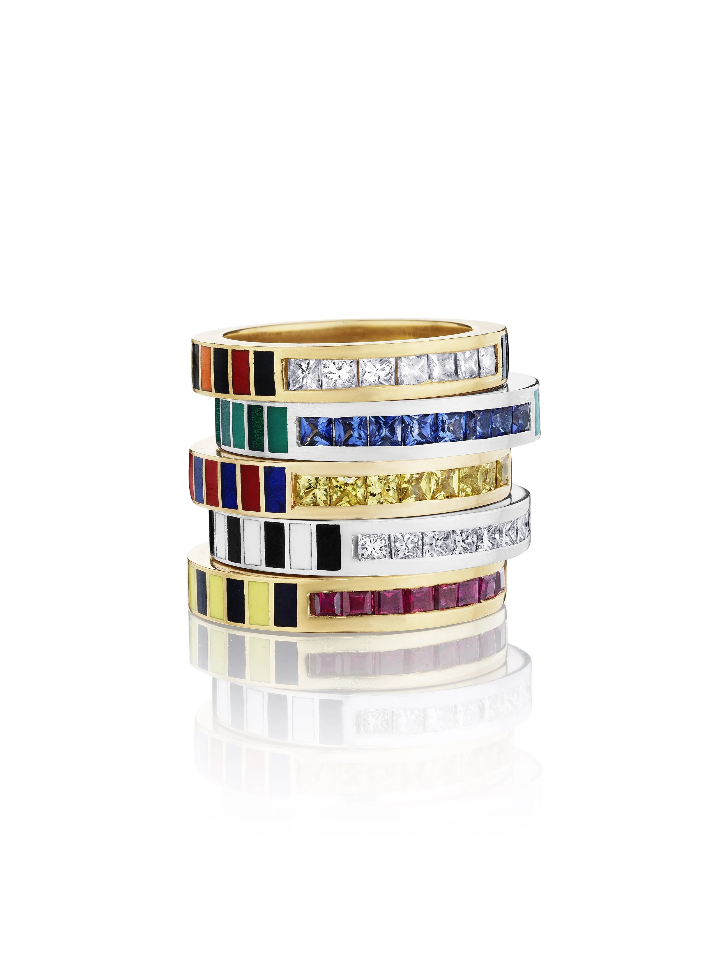 Garden Gem Band 14K