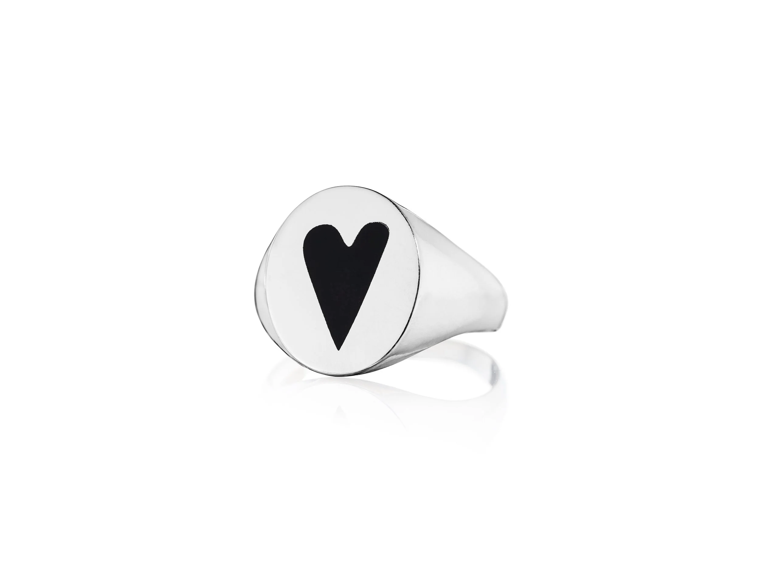 FIERCE HEART SIGNET RING