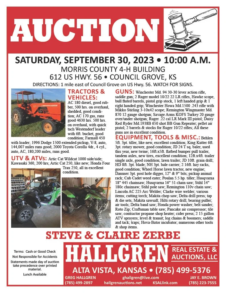 Zerbe Auction