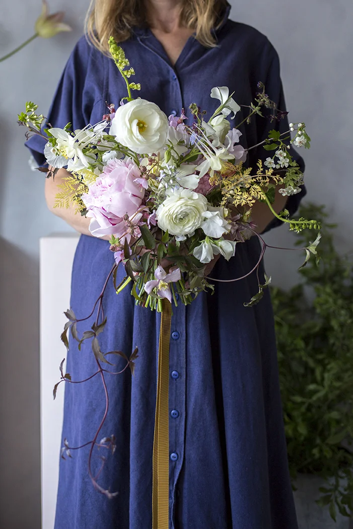 A luxurious spring bouquet by Emma Harris of A Quiet Style