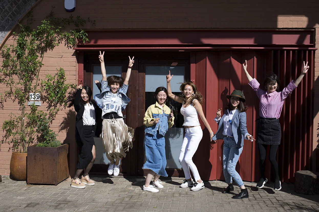 Thank you Tina, for bringing your glamorous, giggly group of girls to our studio.