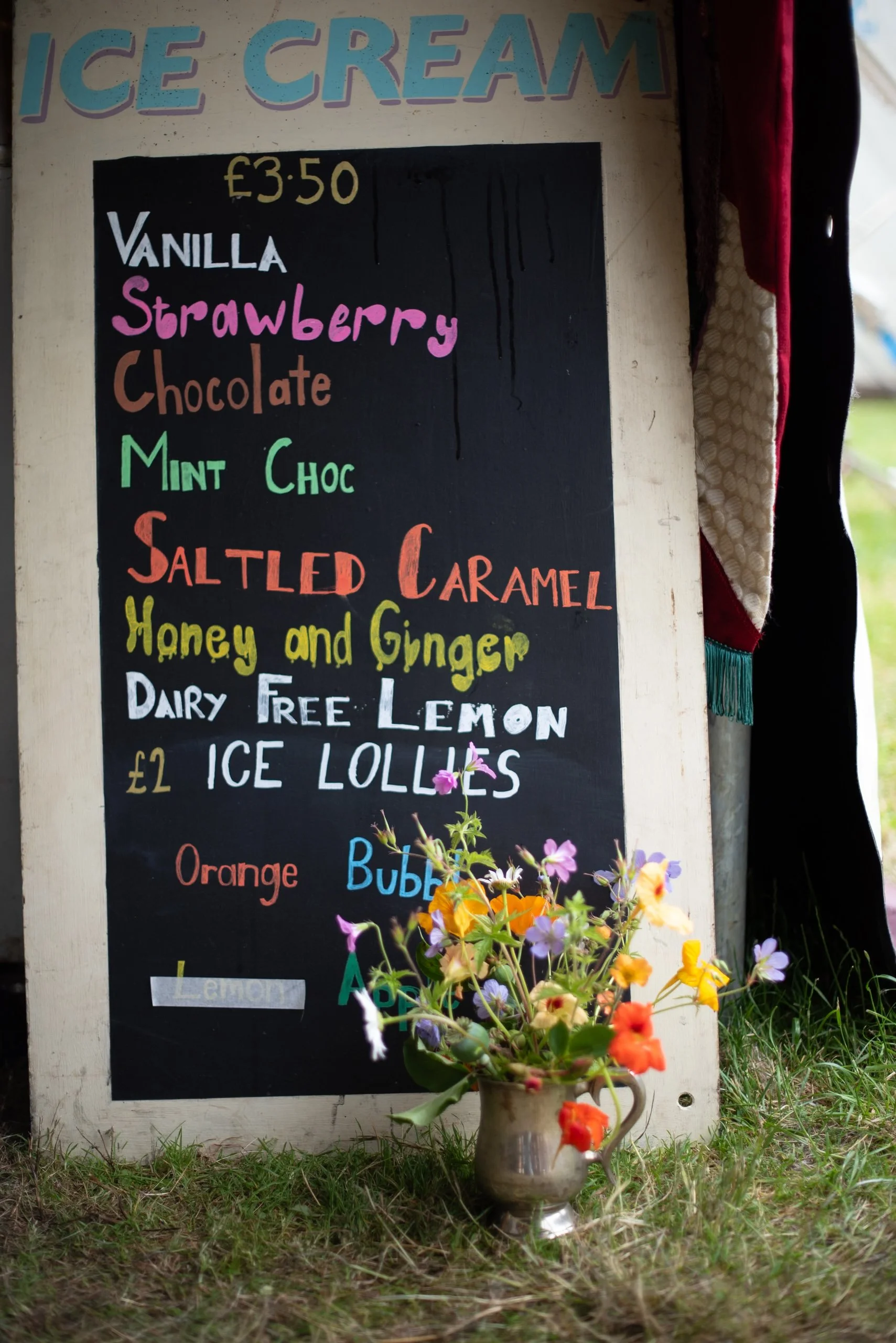 Giffords Circus wedding flowers